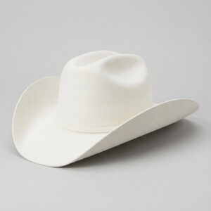 Cuernos Chuecos 6X Milano White Felt Tejana Hat