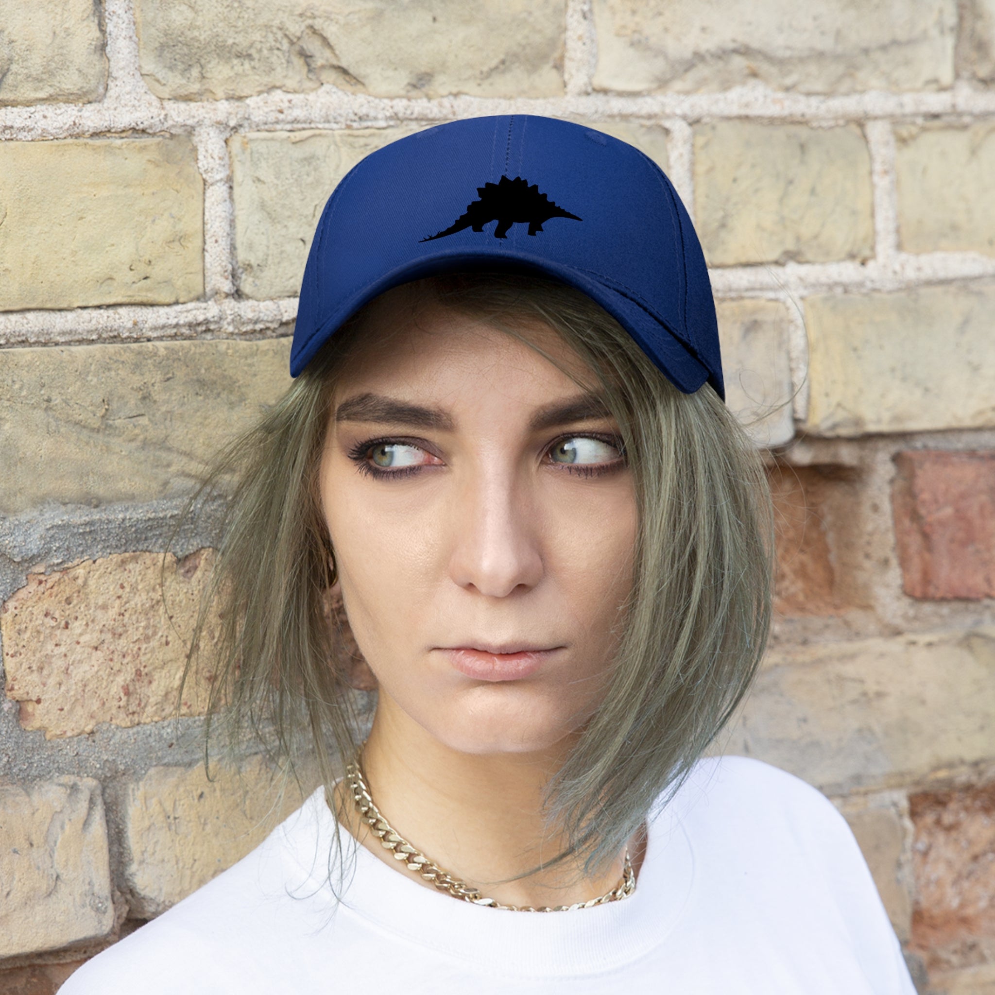 Stegosaurus Twill Hat | Paleontologist Gift for Dinosaur Lovers
